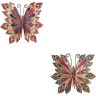 Бабочка синяя/красная HOUSE OF SEASONS 25*23*5 см на клипсе 85913